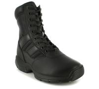 Magnum Panther 8" Zip Mens Black Breathable En347 Police Boots, Size: 12