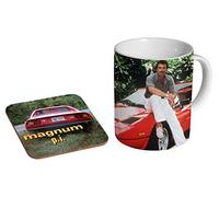 Magnum PI Tom Selleck Awesome Ceramic Coffee MUG + Coaster Gift Set …