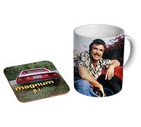 Magnum PI Tom Selleck Ceramic Coffee MUG + Coaster Gift Set …