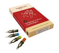 Magnum Premium Tattoo Cartridges, Sample Pack, 10pcs - Disposable, Sterile Cartridge Needles For Tattoo Machines, Tattoo Artists & Professional Supplies - UK Made, Variety Pack