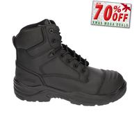 Magnum Roadmaster CT CP Men's Leather Slip Resistant Safety Boots Black
