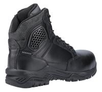 MAGNUM Strike Force 6.0 S3 black waterproof leather side-zip combat safety boot