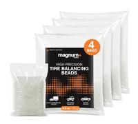 Magnum Tire Balancing Beads - Tempered Glass TPMS Compatible - 4x6.5oz (185g) for Truck & Motorcycle