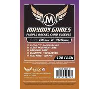 Magnum Ultra-Fit: Purple Backed Card Sleeves 65mm x 100mm (100)