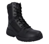 Magnum Vanguard 8.0 Black Leather Side Zip Occupational Uniform Work Boot 6-14