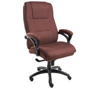 Beliani Executive Chair Magnus Linen Brown