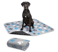 Magnus Creations | 5 Layer Washable Puppy Training Dog Pads | 2 pack | Very Absorbent Pet Mat Pee Pad for Dogs | Quick Drying for Travel Car Home | 122*122 cm | Graffiti Paw