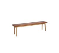 Magnus Olesen Freya Bench Oiled Oak/Leather Upholstered Coganc Hero 42528