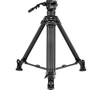 Magnus REX VT-6000 Dual 2-Stage Professional Video Tripod with Fluid Drag Head Supports up to 17 Pounds