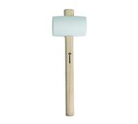 Magnusson 16oz Rubber Mallet, Colour Description: White, Material: Rubber, Length 320mm, Weight 16oz