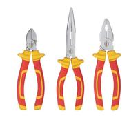 Magnusson 3 Piece Chrome Vanadium Steel Vde Pliers Set Pl111