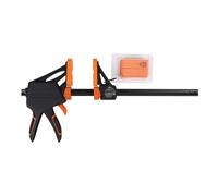 Magnusson 300mm Black & Orange Nylon & Tpr Bar Clamp