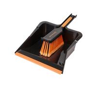 Magnusson Black & Orange Dustpan & Brush Set, (W)317mm