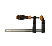 Magnusson Black & Orange Polyethylene (Pe), Polypropylene (Pp), Steel & Thermoplastic Rubber (Tpr) F-Clamp 80mm Pack Of 1