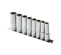 Magnusson ⅜" Deep Socket Rail Clip Set (8 Piece)