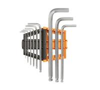 Magnusson 9 Piece Chrome Vanadium Steel Hex Key Set