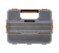 Magnusson Orange & Transparent Compartment Organiser Case With 17 Compartments
