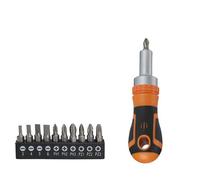 Magnusson Ratcheting Screwdriver & Bit (11 Piece)