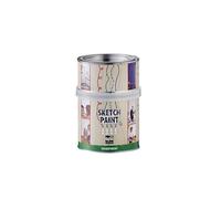 MagPaint Sketch Whiteboard Paint for Walls, Bedroom, Office, Kitchen, Playroom, Classroom, DIY and Renovation - 0.5 litre - 3sqm Coverage - Gloss Transparent