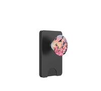 Magpie Bird Watcher Gift Pink Clouds Dreamy Sky PopSockets PopWallet for MagSafe