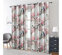 Magpie Floral Curtains 72 Inch 2 Panels Set, (W52 x L72)