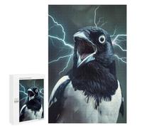Magpie Lightning - Displayable Picture Puzzle, 1000 PCS, Holiday-Season Gift - for Detail-Focused Puzzlers