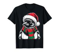 Magpie Xmas Santa Hat Scarf Christmas Costume T-Shirt
