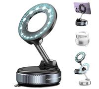 MagPro 360° Phone Holder, 2025 Upgraded Mag Ggrip Pro 360, Foldable Strong Hands-Free Suction Cup Phone Holder, Magnetic Car Phone Mount(BLACK)