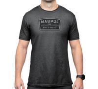 Magpul CVC Crew Neck Short Sleeve T-Shirt for Men, Go Bang Parts Patch Charcoal, Medium