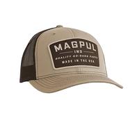 Magpul Trucker Hat Snap Back Baseball Cap, One Size Fits, Go Bang Khaki