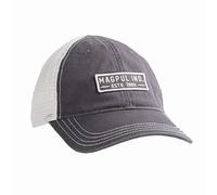Magpul Unisex's Trucker Hat Snap Back Baseball Cap, One Size Fits, Established Garment Washed Charcoal/White