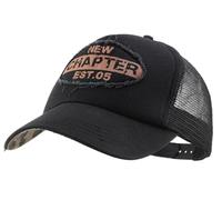 Magracy Men's Vintage Baseball Cap Mesh Trucker Hat Adjustable Outdoor Sports Distressed Snapback Cap Black