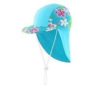 Magracy Outdoor Kids Boys Girls Sun Protection Cap UPF50+ Swimming Flap Cap Quick Dry Beach Cap Aqua