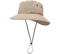 Magracy Unisex Ladies UPF 50+ Sun Hat Summer Wide Brim Bucket Hat for Womens Safari Hats for Fishing Gardening Light Khaki