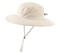 Magracy Unisex UPF 50+ Wide Brim Sun Hat Foldable Quick-Dry Safari Hat Adjustable Bucket Hat for Fishing Hiking Trekking Light Khaki