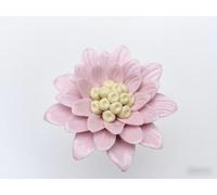 Magritte Flower, 3.55" Handcrafted Ceramic Flowers Wall Art Décor, Vintage-Inspired Ceramic Bouquets ,Whimsical Wall Ceramics,Elegant Blooms,Handmade Plant for Your Walls Decor with a Timeless Touch