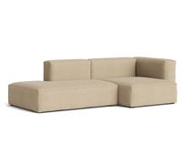Mags Sofa 2,5-seater Combination 3 with armrest right Hay Fabric Turf Sand - 5710441433682
