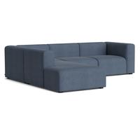 Mags Sofa Corner Combination 2 with armrest left Hay Fabric Turf Blue grey - 5710441433972