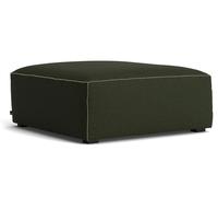Mags Soft Ottoman S01 Extra Small Hay Fabric Maglia Dark Green with Beige Stitching - 5710441434979
