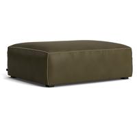 Mags Soft Ottoman S02 Small Hay Leather Sense Forest with Beige Stitching - 5710441435129