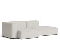 Mags Soft Sofa 2,5-seater Combination 3 with armrest left Hay fabric Story 102 with beige stitching - 5710441434702
