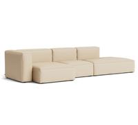 Mags Soft Sofa 3-seater Combination 4 with armrest left Hay Fabric Hallingdal 220 with beige stitching - 5710441374459