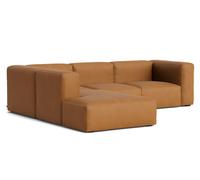 Mags Soft Sofa Corner Combination 2 armrest right Hay Leather Sense Cognac with beige stitching - 5710441376040