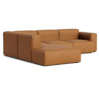 Mags Soft Sofa Corner Combination 2 low Armrest left Hay Leather Sense Cognac with beige stitching - 5710441376088