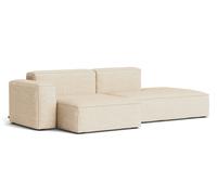 Mags Soft Sofa Low 2,5-seater Combination 3 with armrest left Hay Fabric Bolgheri LGG60 with beige stitching - 5710441373025