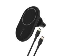 Belkin WIC004BTBK-NC mobile device charger Smartphone Black Cigar lighter Wireless charging Fast charging Auto