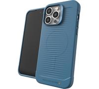 ZAGG Gear 4 Havana Snap D30 Protective Case Compatible with iPhone 14 Pro, Slim, Shockproof, Wireless Charging, (Blue)