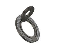 MagSafe Phone Stand, Dual-Sided Magnetic Cell Phone Ring Holder Grip for iPhone & Android, Case, Desk, Car Mount - Wireless Charging Friendly, iPhone MagSafe Ring Holder Finger Grip Stand-Black Bling