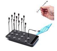 MagStand Pro Magnetic Helping Hands Soldering Tool - Adjustable Alligator Clip Holder, Making Easier to Paint Small Details, Strong Magnetic Base for Model Builders & Miniature Painters(1*Black)
