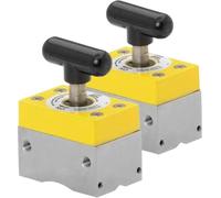 Magswitch MagSquare 165 Magnetic Welding Square Base Clamp Holder for Welding Kit, Tools, Supplies and Accessories, Magnet Switch with On/Off Capabilities, 150 lb Holding Force, 2 Pack